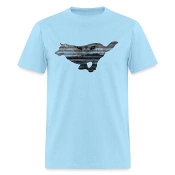 gravity wolves wolf - Men's T-Shirt - powder blue - Front - Jose (178cm)