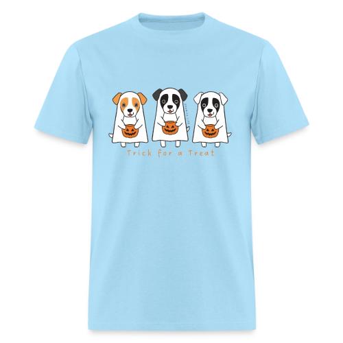 Puppy Ghosts Trick for Treats - Men's T-Shirt
