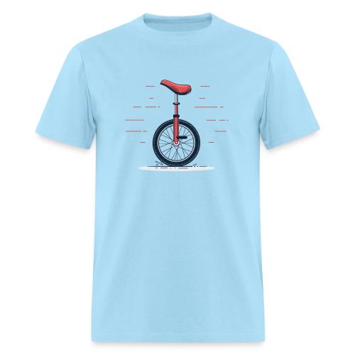 Bold Graphic Unicycle - Men's T-Shirt