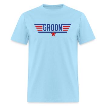 Top Groom - Men's T-Shirt - powder blue - Front - Jose (178cm)