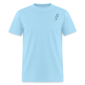 Flower, Blume, Fleur, Bloem, 花, hana, Fiore, Bláth - Men's T-Shirt - powder blue - Front - Jose (178cm)