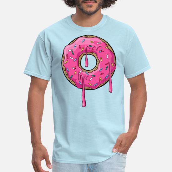 Cartoon Dripping Donut' Men's T-Shirt | Spreadshirt