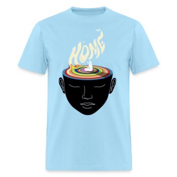 Home - Men's T-Shirt - powder blue - Front - Jose (178cm)