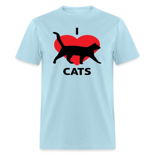 I Love Cats - Men's T-Shirt