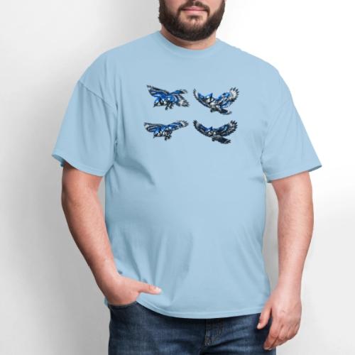 Silver Blue Jay Flight Stages - Men's T-Shirt