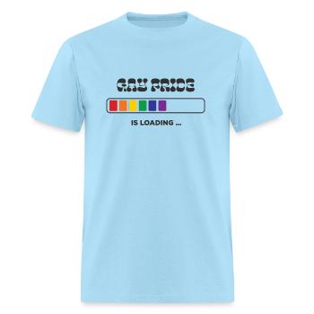 gay pride - Men's T-Shirt - powder blue - Front - Jose (178cm)