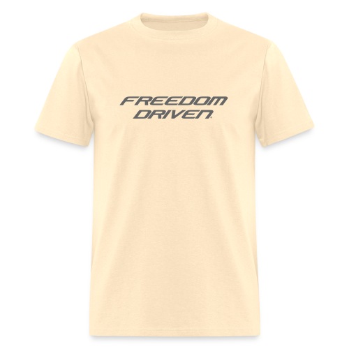 Freedom Driven Official Grey Lettering - Men's T-Shirt