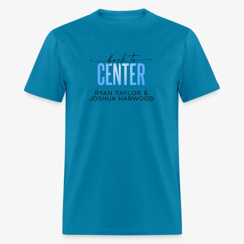 Back to Center Title Black - Men's T-Shirt