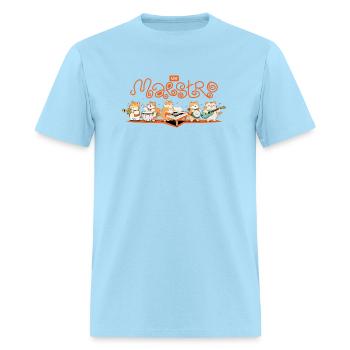Maestro Cats Orchestra - Men's T-Shirt - powder blue - Front - Jose (178cm)