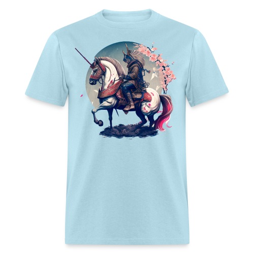 Knight on Unicorn - Men's T-Shirt