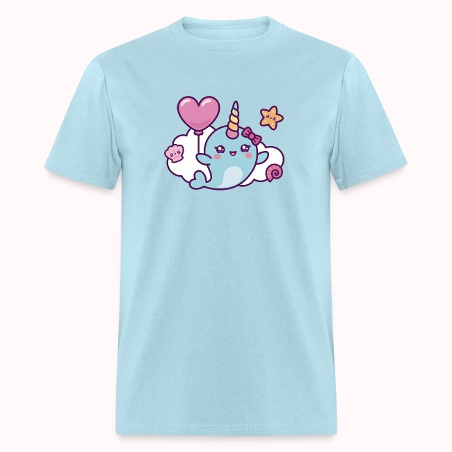 Happy Narwhal Girl - Cute Birthday Party Gift