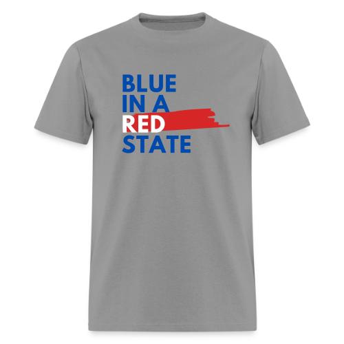 Blue in a red state - Vote Blue - Men's T-Shirt