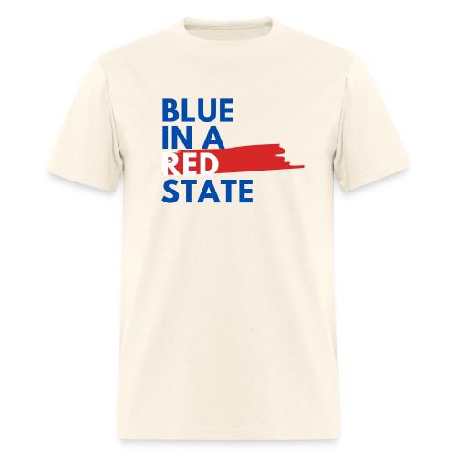 Blue in a red state - Vote Blue - Men's T-Shirt