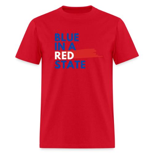 Blue in a red state - Vote Blue - Men's T-Shirt