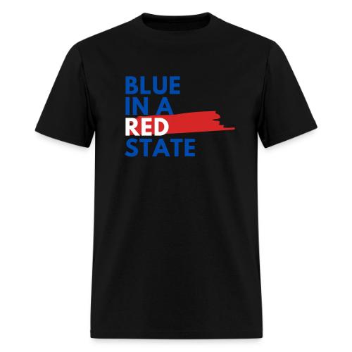 Blue in a red state - Vote Blue - Men's T-Shirt