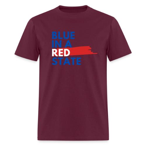 Blue in a red state - Vote Blue - Men's T-Shirt