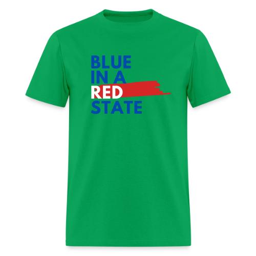 Blue in a red state - Vote Blue - Men's T-Shirt