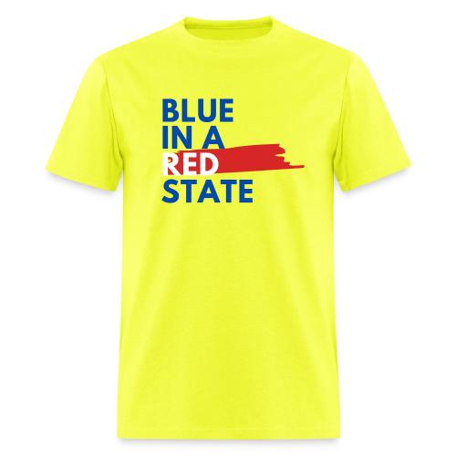 Blue in a red state - Vote Blue - Men's T-Shirt