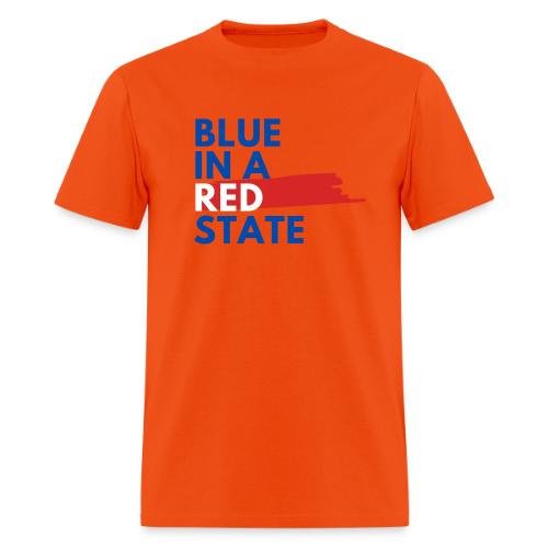 Blue in a red state - Vote Blue - Men's T-Shirt