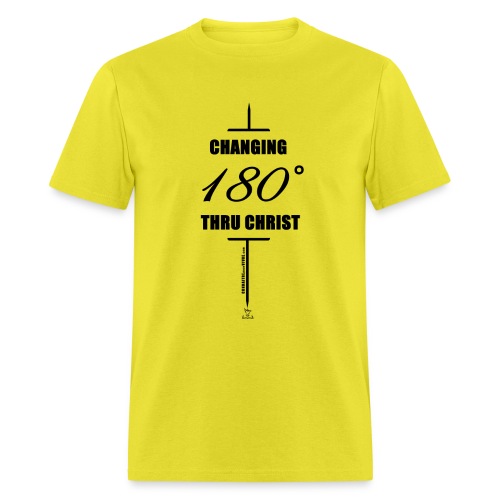 Changement à 180 degrés grâce au CHRIST - T-shirt pour hommes