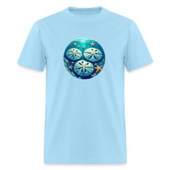 Underwater treasure - Men's T-Shirt - powder blue - Front - Jose (178cm)