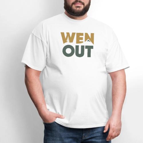 WenOut Logo (dark) - Men's T-Shirt