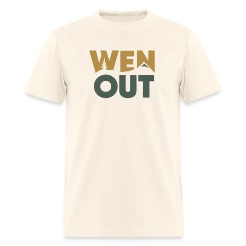 WenOut Logo (dark) - Men's T-Shirt