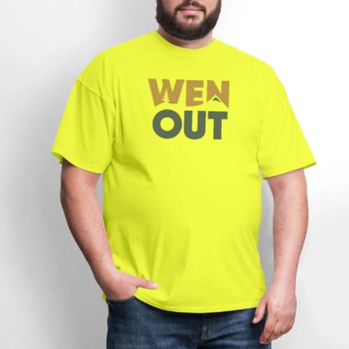 WenOut Logo (dark) - Men's T-Shirt