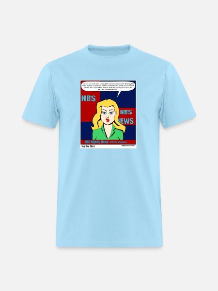 Way Out There - Men's T-Shirt - powder blue