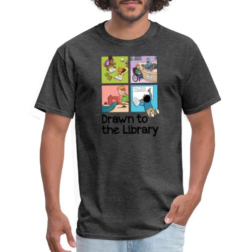 Drawn to the Library - Men's T-Shirt
