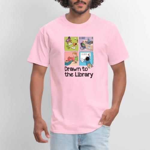 Drawn to the Library - Men's T-Shirt