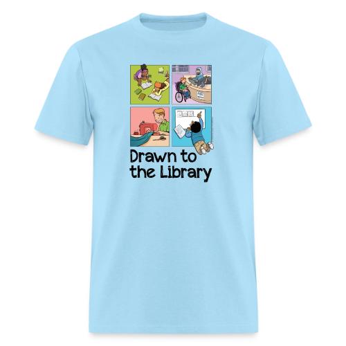 Drawn to the Library - Men's T-Shirt