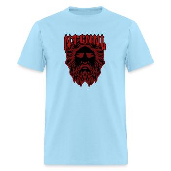 Zeus - Men's T-Shirt - powder blue - Front - Jose (178cm)