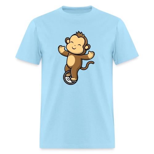 Monkey Unicycle - Men's T-Shirt