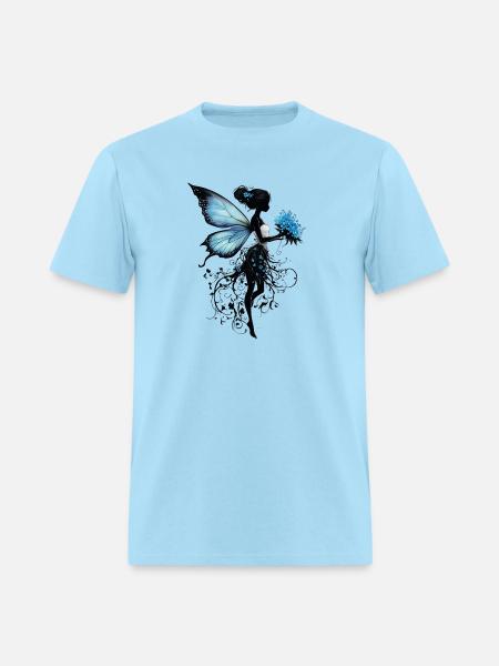 Serene Ferry at Sunset - Men's T-Shirt - powder blue