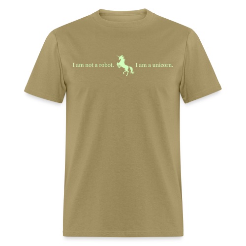 unicorn 3 final light green - Men's T-Shirt