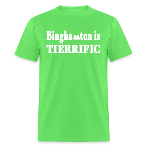 New York Old School Binghamton is Tierrific Shirt - Men's T-Shirt