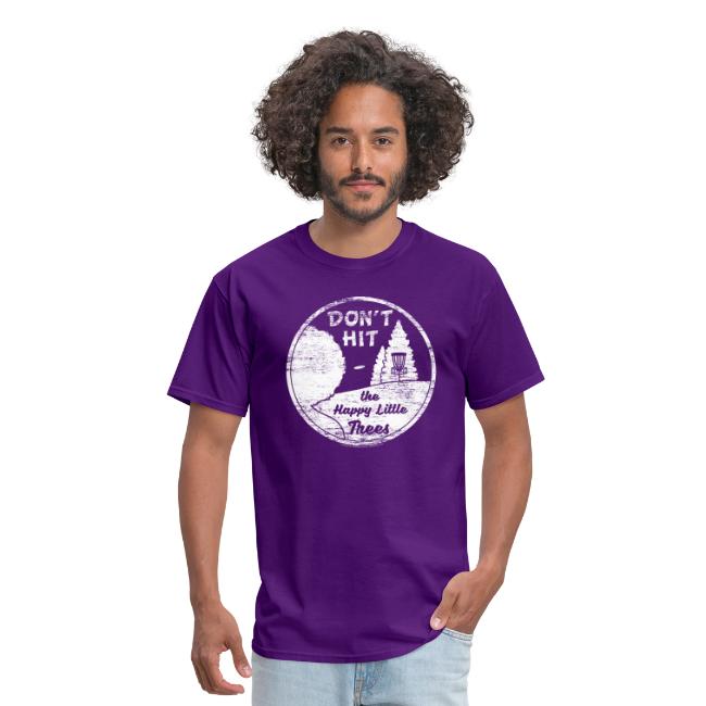 Don't Hit the Happy Little Trees Disc Golf Shirt