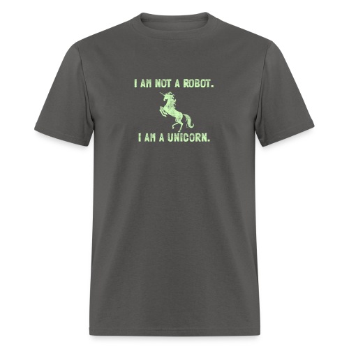 unicorn tall light green - Men's T-Shirt
