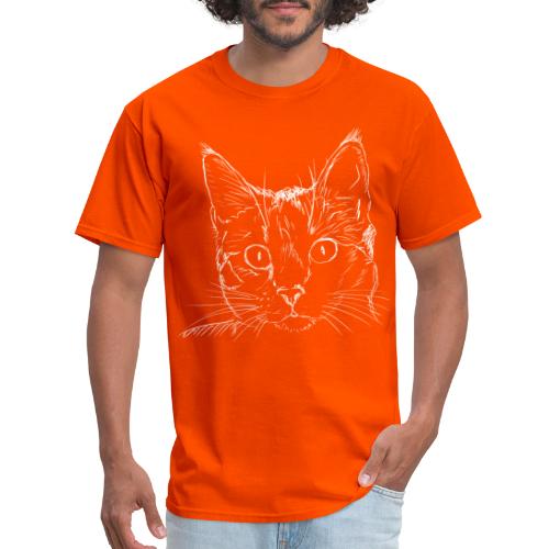 Cat Head | White - Men's T-Shirt