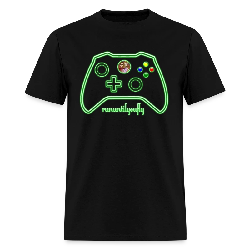 rununtilyoufly green controller - Men's T-Shirt
