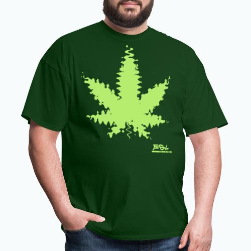 leaf inkblot - Men's T-Shirt