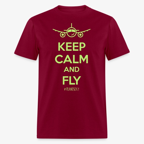 Keep Calm and Fly! - Men's T-Shirt