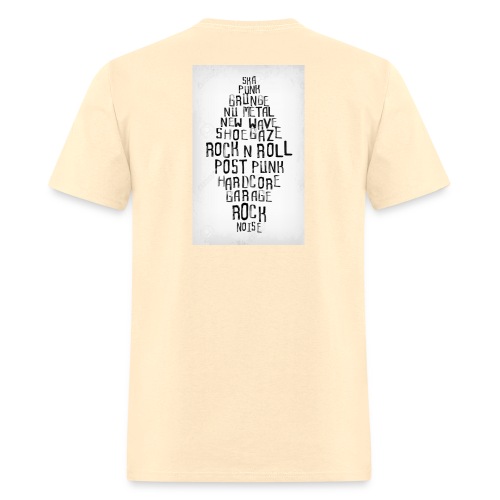 33662643 Rock music styles tag cloud grunge oldsch - Men's T-Shirt
