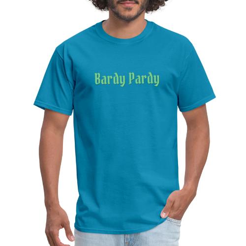 Bardy Pardy Logo Green letters - Men's T-Shirt