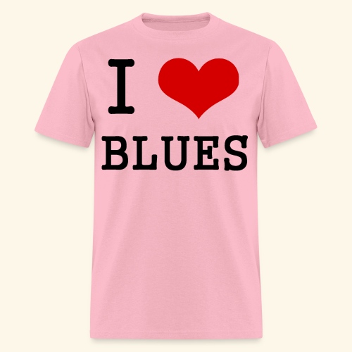 I Heart Blues - Men's T-Shirt