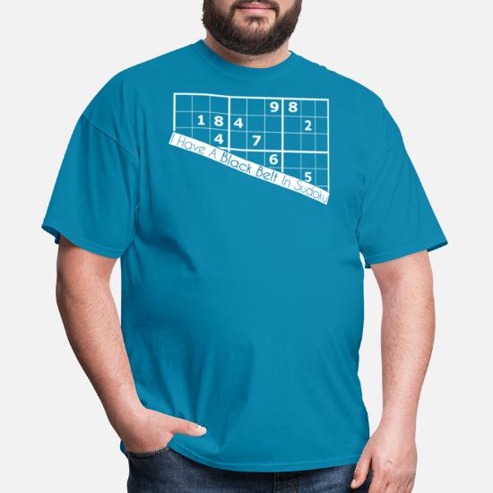 【在庫処分】トップスSudoku - I Have A Black Belt In Sudoku' Men's T-Shirt | Spreadshirt