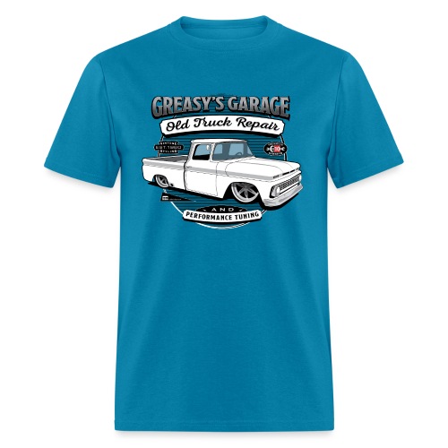 Greasy's Garage Old Truck Repair - Men's T-Shirt
