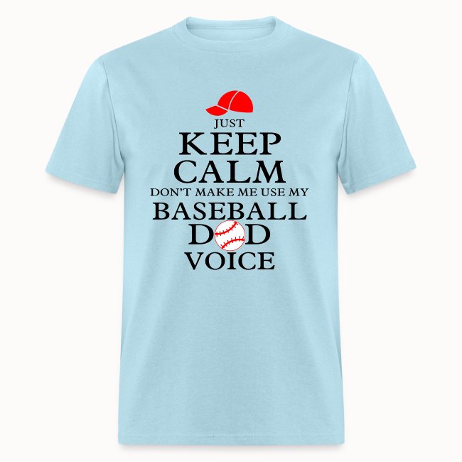 Keep Calm Baseball Dad