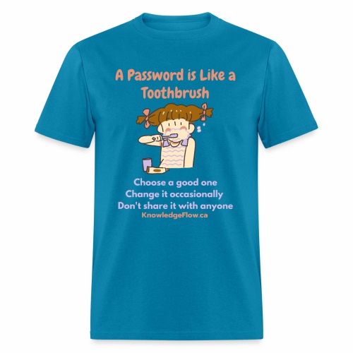 A Password is Like a Toothbrush...(1) - Men's T-Shirt